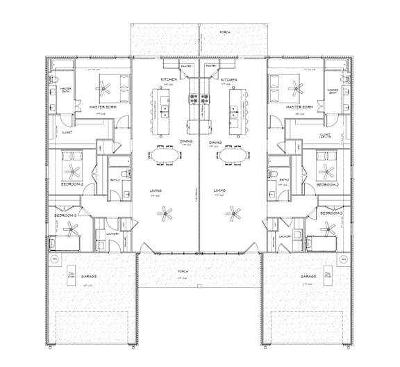 3 bed 2 bath B at Cedar Crest Apartments, Farmington, AR, 72730