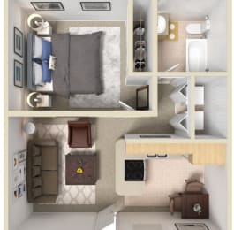Somerset Terrace FP 1x1 750 sq ft