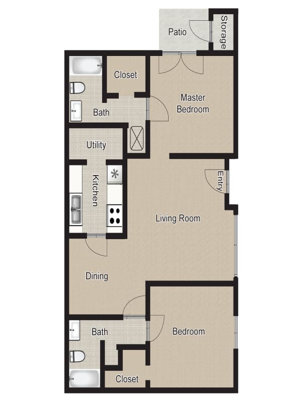 Floor Plans of Briarwood Condominiums in Pensacola, FL