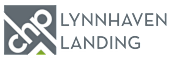 A logo with the text Lynnhaven Landing.