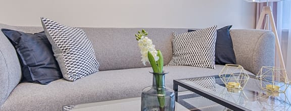 couch and interior decor