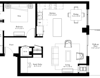 Wintergreen apartment floor plan