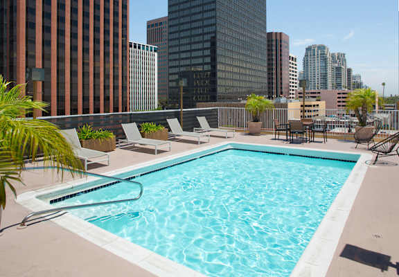 Sparkling Pool at Ashton Towers, California