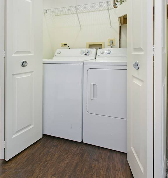 a washer and dryer in the laundry room of a home at Brookdale Lakes, Illinois, 60563