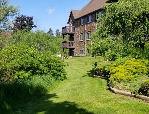 Landscape Path at Candlewyck Apartments, Kalamazoo, MI