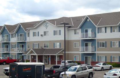 Parking Lot at Keeneland Village Apartments, Sartell, MN