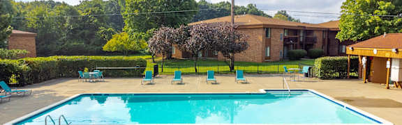 an aerial view of the pool at the resort at governors residence