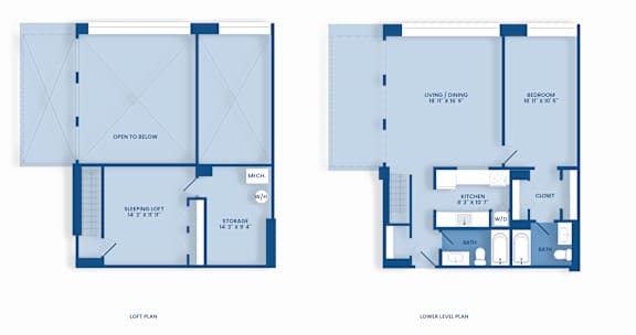 Floor Plan  15_B1 Floor Plan at Tindeco Wharf, Baltimore, Maryland