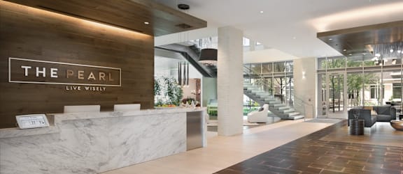 lobby at The Pearl in Silver Spring, MD