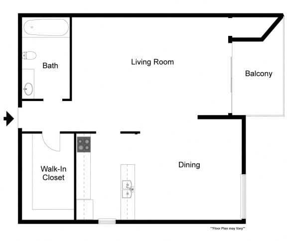 Studio Apartment Studio Apartment at Whitney Ridge Apartments, Rochester, NY