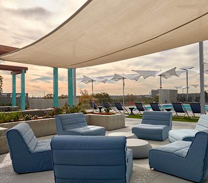 Rooftop Lounge at Link Apartments® Canvas, Atlanta, GA, 30312