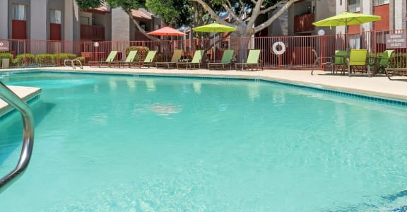 Swimming area at Spring Meadow Apartments, Glendale, Arizona