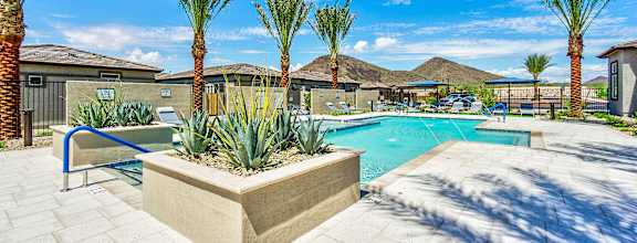 Resort-Style Pool & Hot Tub at Avilla Bella Camino, San Tan Valley, AZ 85143