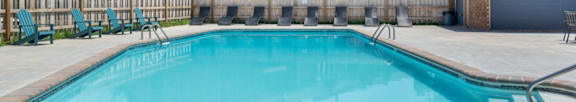 the swimming pool at our apartments