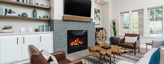 clubroom with fireplace at Westlake Canyon, Thousand Oaks, 91362