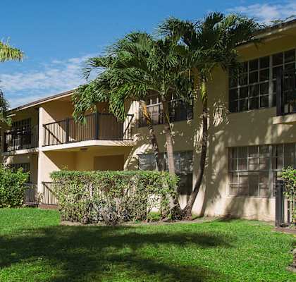 Exterior Crystal Pines apartments