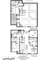 Floor Plan  2 Bedroom Floor Plan at The Landings at Silver Lake Village, St. Anthony, 55421