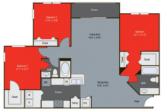 Bonaire Floor Plan at Yacht Club, Bradenton, Florida