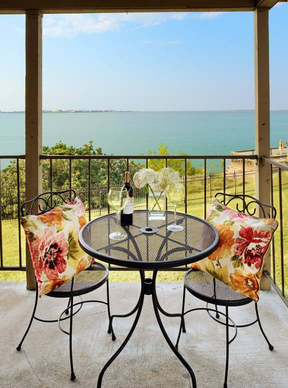 Patio at Sugar Tree Apartment Homes, Corpus Christi, TX, 78412