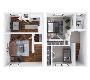 2 Bedroom 1 Bathroom