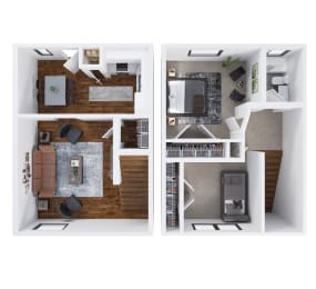 2 Bedroom 1 Bathroom