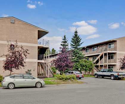 The exterior buildings of College View