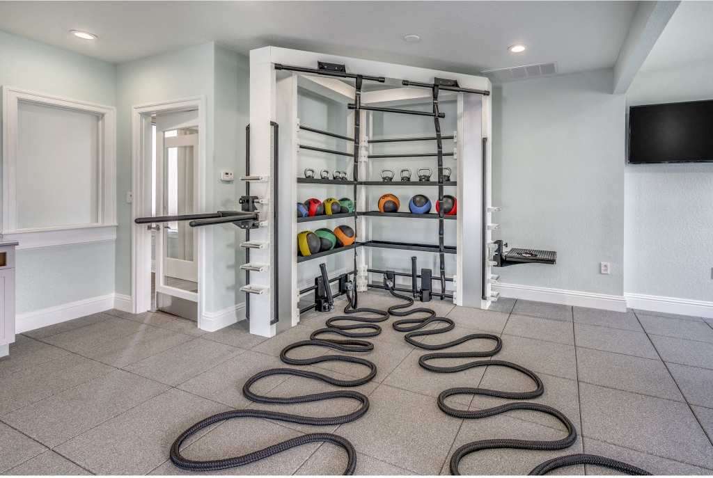 The Sanctuary at Highland Oaks fitness center interior - Tampa, FL