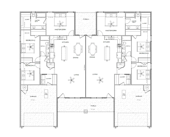 3 bed 2 bath a at Cedar Crest Apartments, Arkansas, 72730