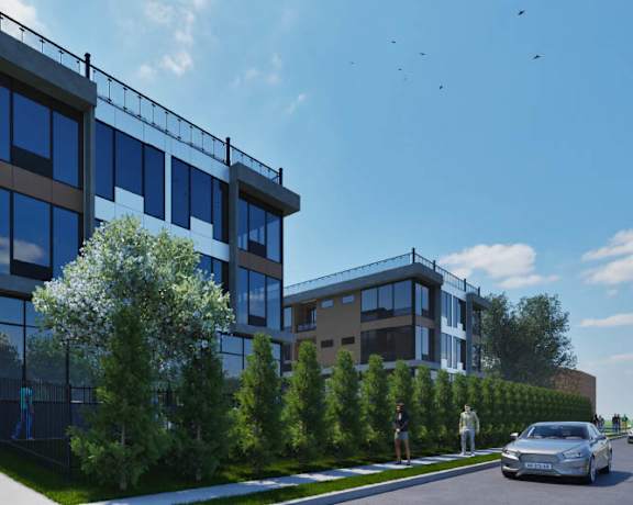 Building exterior view2 at The Franklin at Tenafly, New Jersey