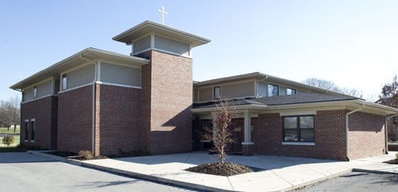 the building where the apartment is located