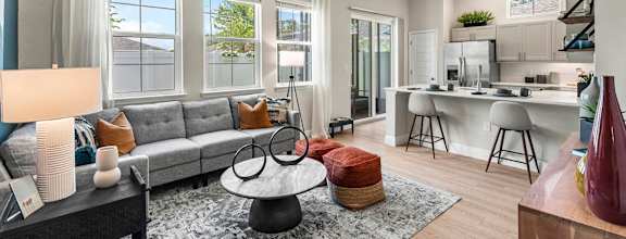 Modern Living Room at Avilla Silver Palm, Land O Lakes, FL 34638