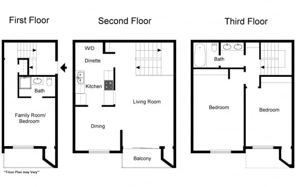 Three Bedroom Apartment Three Bedroom Apartment at Whitney Ridge Apartments, Rochester, NY