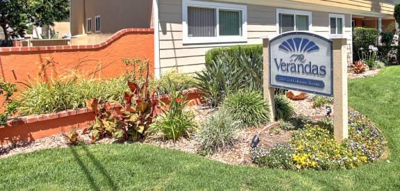 Welcoming Property Signage at Verandas, Menlo Park, CA, 94025