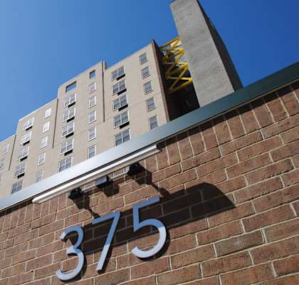 Exterior at Moorhead Tower Apartments, Pittsburgh, PA, 15213