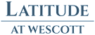 A black background with the words "Latitude at Wescott" written in white.