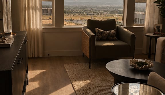 Living Room at The Terrace at Academy Village