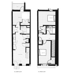Floor Plan  Franklin Lofts and Flats Floor Plan Diagram G1