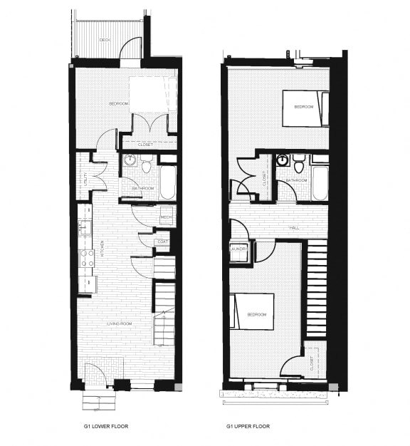 Franklin Lofts and Flats Floor Plan Diagram G1