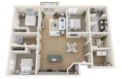 Unit D at The Standard on 32nd, North Dakota