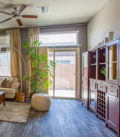 Living Room at Sabino Vista Apartment Homes in Tucson Arizona