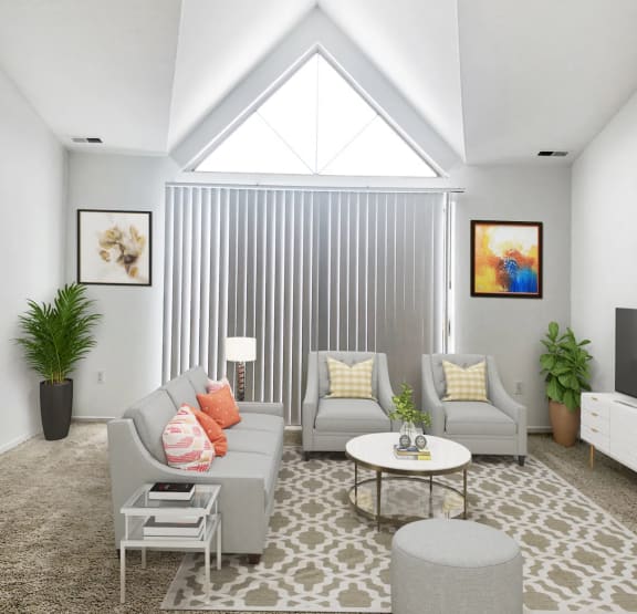 Living Room at Northport Apartments in Macomb, MI
