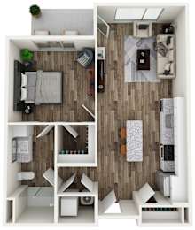 Lindley 3D Floor Plan
