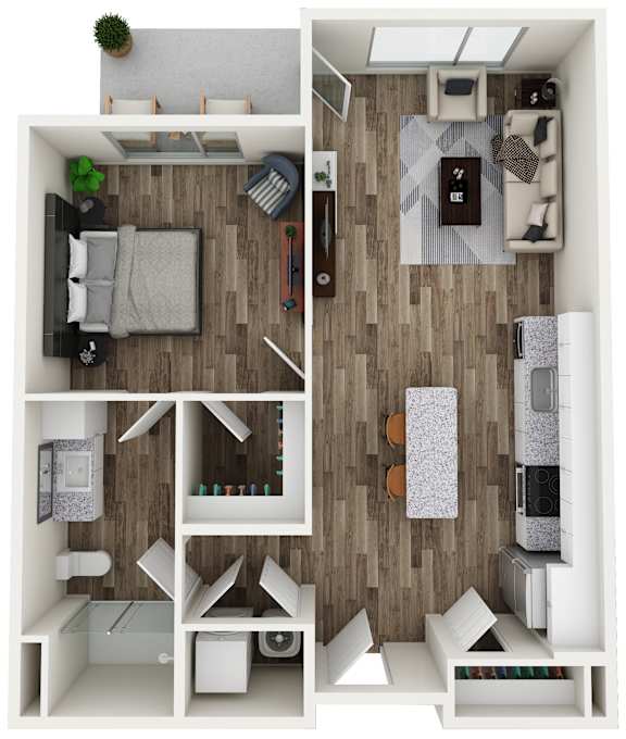 Lindley 3D Floor Plan
