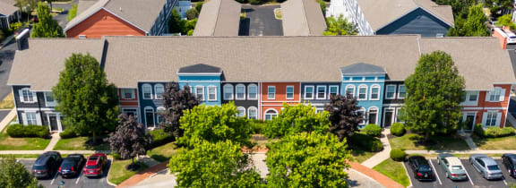 Front of Orleans Apartments in Dublin OH at Orleans Apartments, Columbus, OH