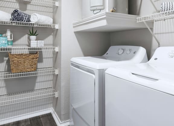 In unit washer and dryer