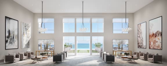 Lobby at 42 Hundred On The Lake, St Francis