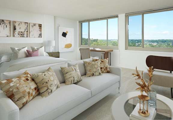 Modern Living Room at The Aspen, Virginia, 22305