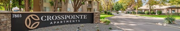Crosspointe Apartments Monument Sign
