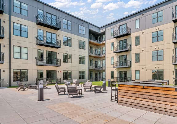 the gym with treadmills and weights at the belgard apartments