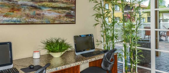 Modern Living Area at Bay Club in Bradenton, FL